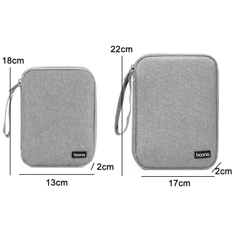 Étui de rangement portable pour bracelet de montre connectée Boona pour Apple Watch, petit (gris), petit (noir), grand (gris), grand (noir)