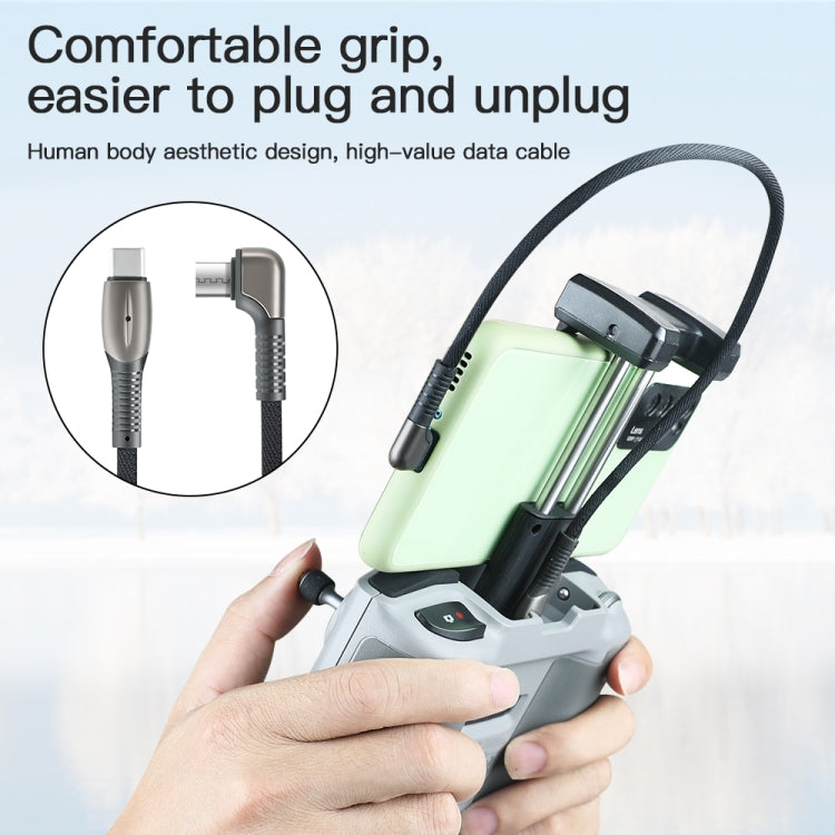 Aluminum Alloy Housing Cable Data Cable for DJI Mavic 3 /Mini 3 Pro /Air 2S/Mini 2,Style:, 8 Pin, Type-C