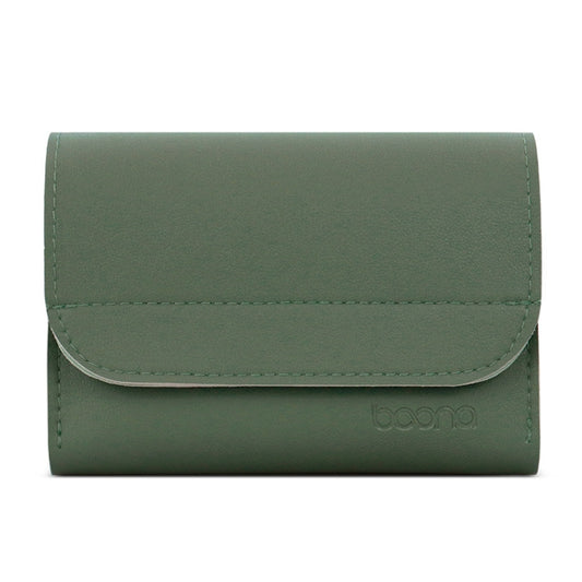 Gray green and light green color variant of Baona small digital storage organizer bag