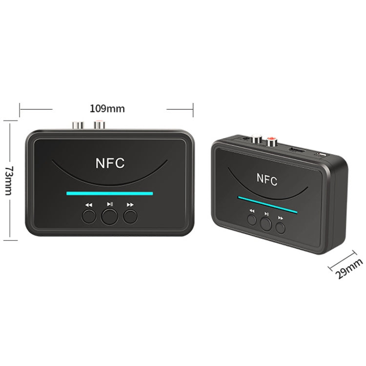 Récepteur audio sans fil Bluetooth NFC BT-200, lecteur de disque U