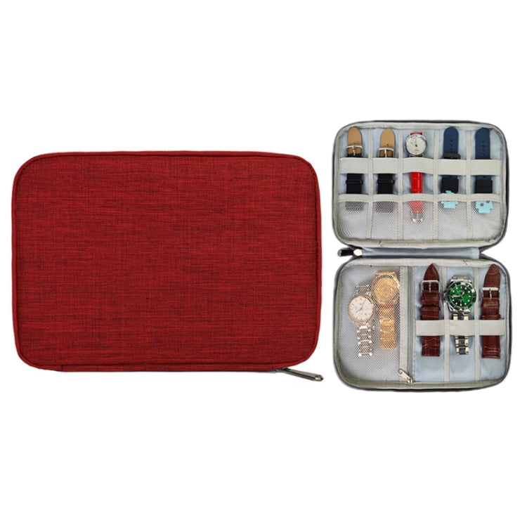 Children Smart Watch Strap Waterproof Storage Bag, Blue, Purple, Black, Grey, Wine Red, Navy