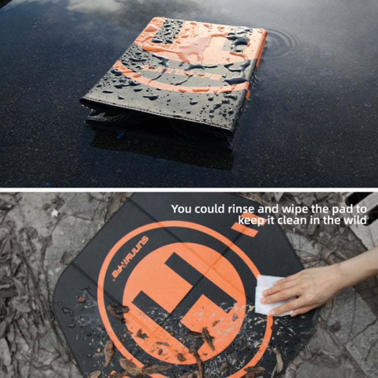 Sunnylife Drone Universal Double Sided Foldable Leather Helipad,Size:55 x 50cm, TJP08
