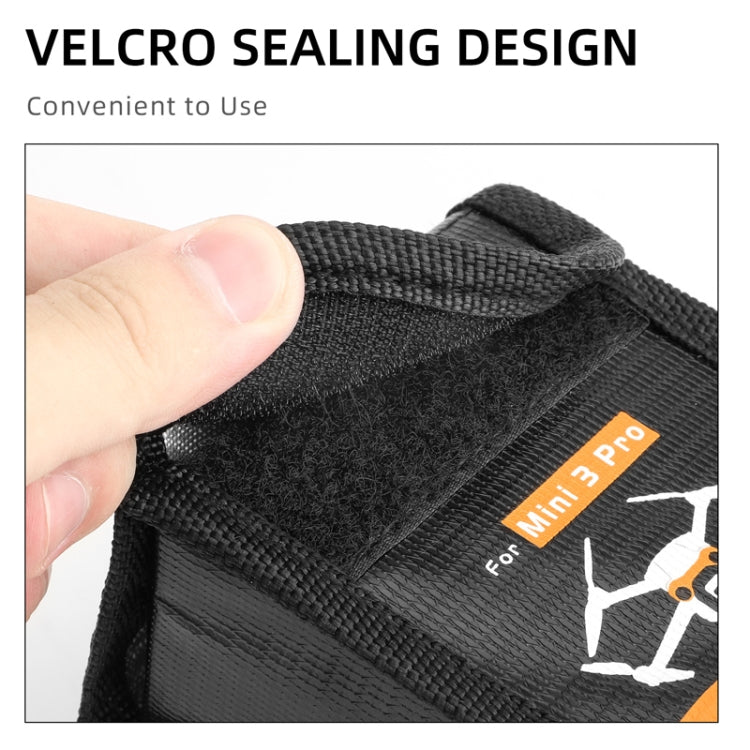 Sunnylife  Battery Explosion-proof Bag Storage Bag for DJI Mini 3 Pro,Size:, Can Hold 1 Battery, Can Hold 2 Batteries, Can Hold 3 Batteries