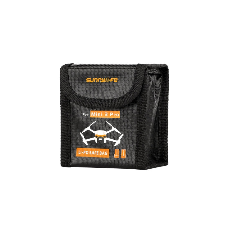 Sunnylife  Battery Explosion-proof Bag Storage Bag for DJI Mini 3 Pro,Size:, Can Hold 1 Battery, Can Hold 2 Batteries, Can Hold 3 Batteries