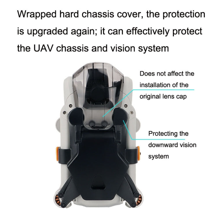 Sunnylife MM3-SJ398 For Mini 3 Pro Propeller Blade Retainer Chassis Cover, For DJI Mini 3 Pro(Black), For DJI Mini 3 Pro(Dual -color)