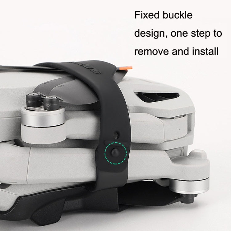 Sunnylife MM3-SJ398 For Mini 3 Pro Propeller Blade Retainer Chassis Cover, For DJI Mini 3 Pro(Black), For DJI Mini 3 Pro(Dual -color)