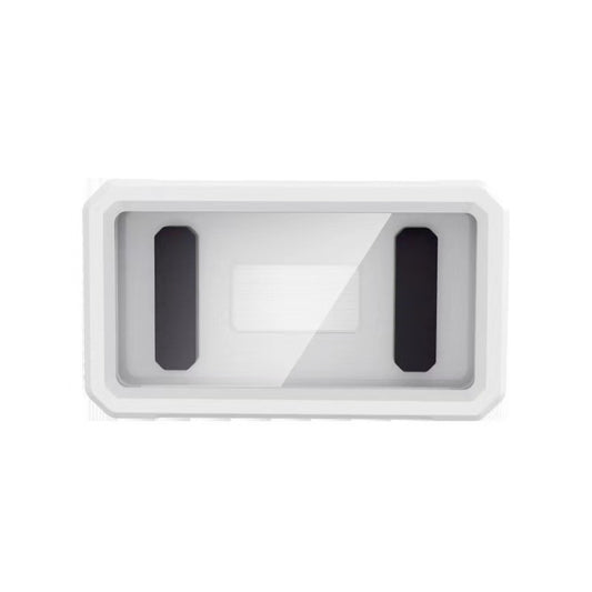 Retractable waterproof phone mount for bathroom shower walls in white, black, pink, green