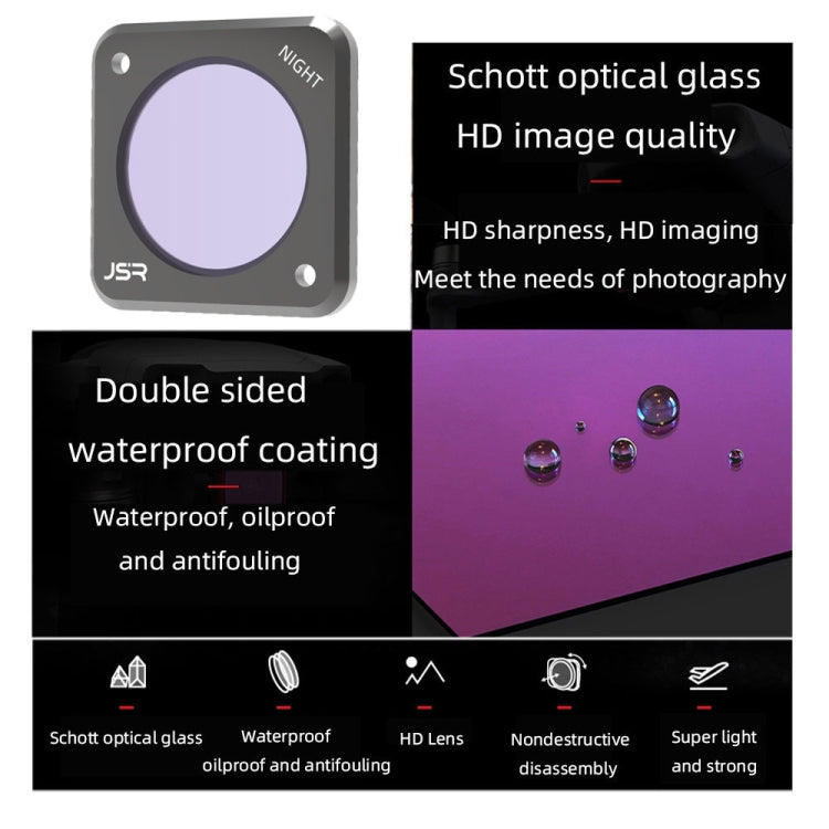 JUNESTAR Action Camera Filters For DJI Action 2,Style:, MCUV, CPL, ND4, ND8, ND16, ND32, ND64, ND1000, ND8PL, ND16PL, ND32PL, ND64PL, Macro 10X, Night, Star, CS-3IN1, CS-4in1, CS-4in1 (NDPL), CS-6IN1, CS-8in1