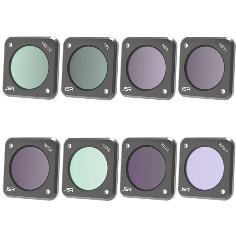 JUNESTAR Action Camera Filters For DJI Action 2,Style:, MCUV, CPL, ND4, ND8, ND16, ND32, ND64, ND1000, ND8PL, ND16PL, ND32PL, ND64PL, Macro 10X, Night, Star, CS-3IN1, CS-4in1, CS-4in1 (NDPL), CS-6IN1, CS-8in1