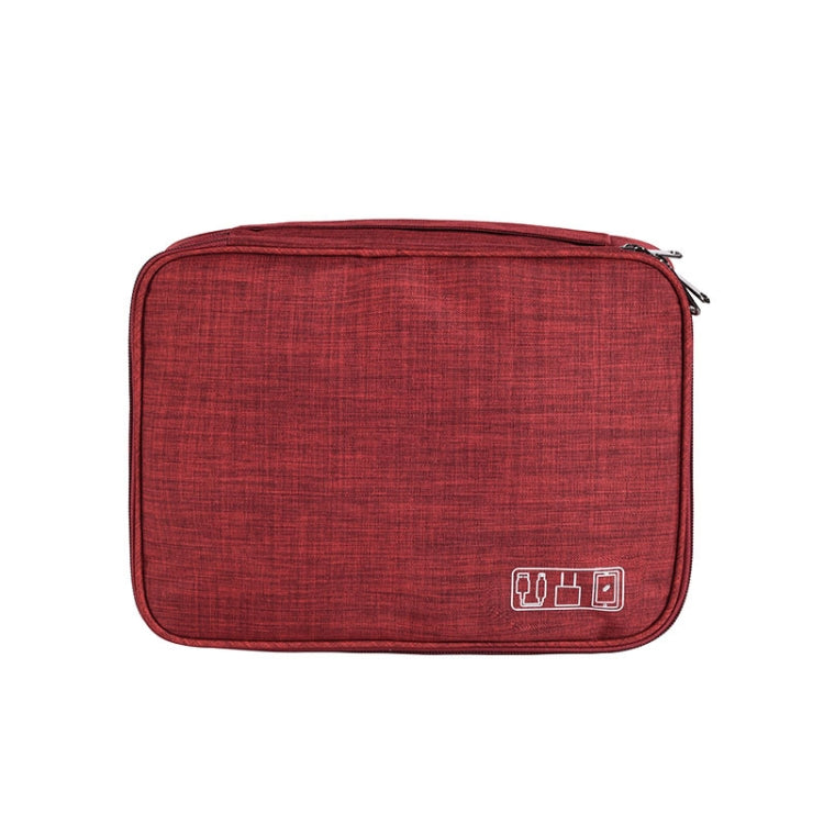 RH916 3 Layers Digital Collection Package Multi-Functional Data Cable Storage Package, RH916 Purple, RH916 Black, RH916 Gray, RH916 Blue, RH916 Navy, RH916 Red Wine