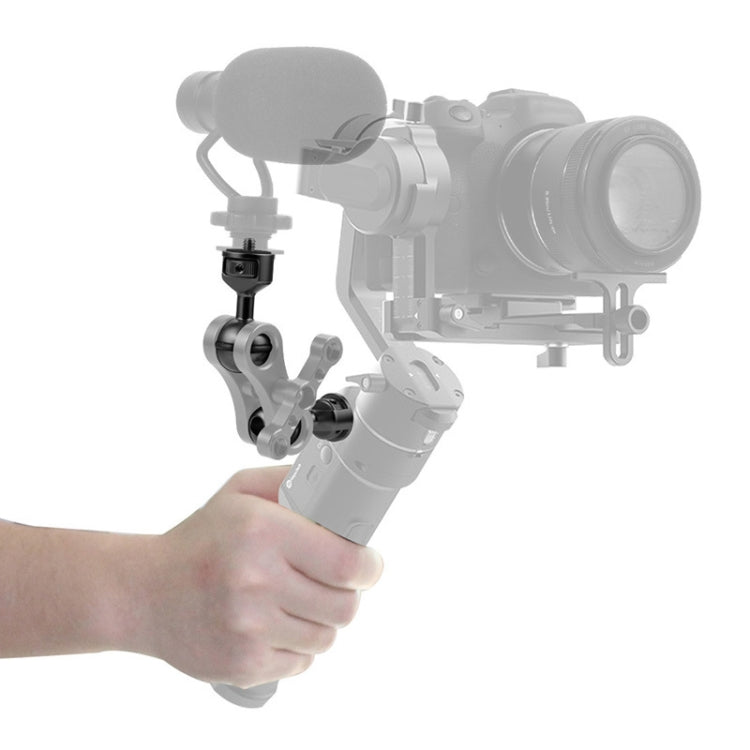 2.5cm Ball Head Clip for Action Camera Underwater Video Camera Light Diving Joint, Red, Black, Titanium