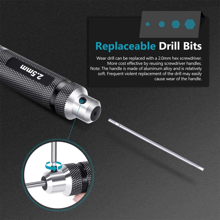 BRDRC 4 In 1 Drone Repair And Disassembly Tool Inner Hexagonal T6/T9 Screwdriver, 4 In 1