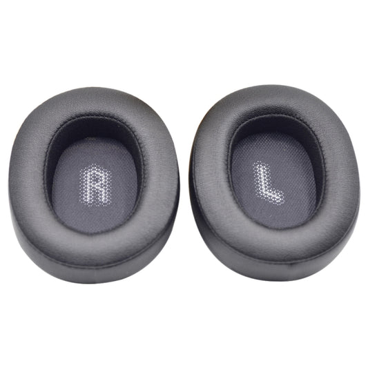Black velvet foam ear covers for JBL E55BT headphones, thickened cushion pads