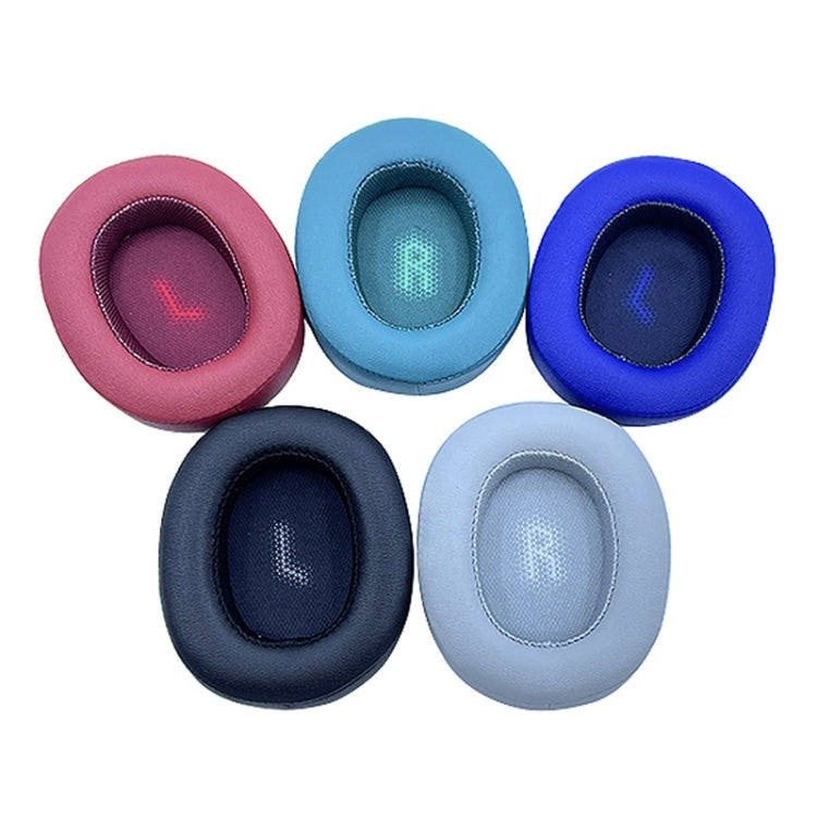 2pcs Headphone Cover Foam Cover for JBL E55BT, Color: Without LR, Black, Blue, Grey, Red, Green, Gray, Without LR, Velvet Thickened, Football Net Thickened