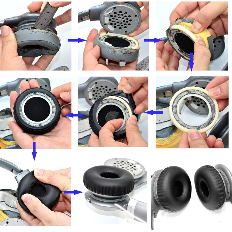 2 PCS Headphone Foam Cover for JBL Everest-310,Style:, Earpads