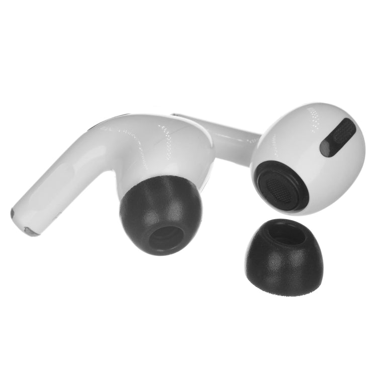 Lot de 2 embouts en mousse à mémoire de forme pour écouteurs sans fil Airpods Pro, tailles : L noir, M noir, S noir, L gris, M gris, S gris