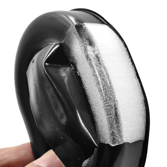 David Clark H10 headset with installed black foam isolation covers showing secure fit