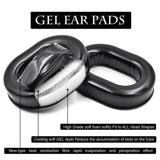 Packaged 2-piece foam earmuff set designed for enhanced comfort and audio isolation
