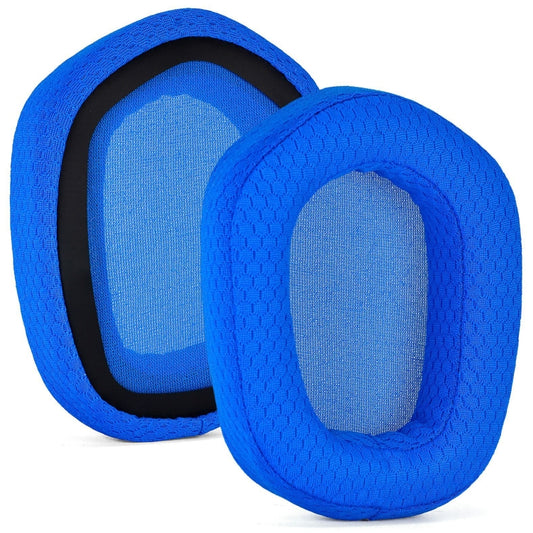 Close-up view of premium foam earmuff padding for Logitech G335