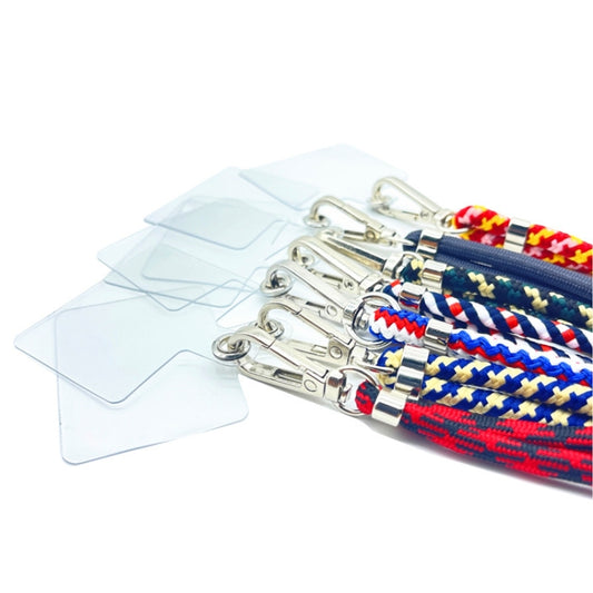 Close-up of adjustable phone lanyard clasp and detachable cord mechanism for secure mobile carrying