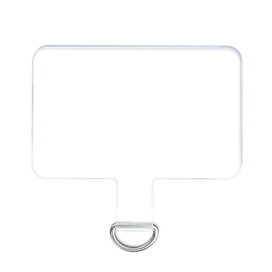 TPU connecting piece gasket for phone lanyard attachment close-up detail