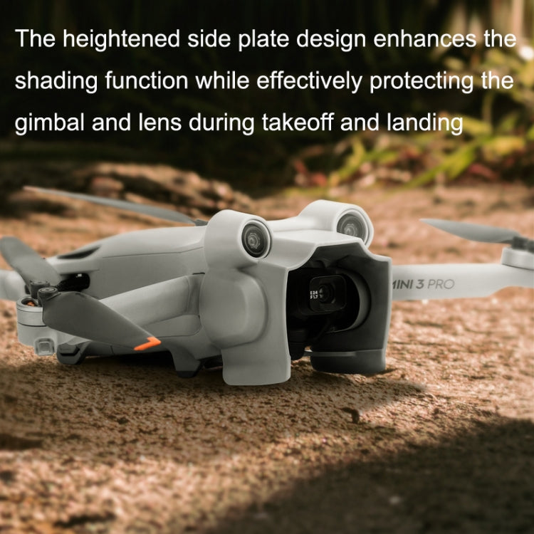 Sunnylife MM3-ZG406 Lens Hood Gimbal Protection Anti-Glare Sunshade Cover For DJI Mini3 Pro, Black, Grey