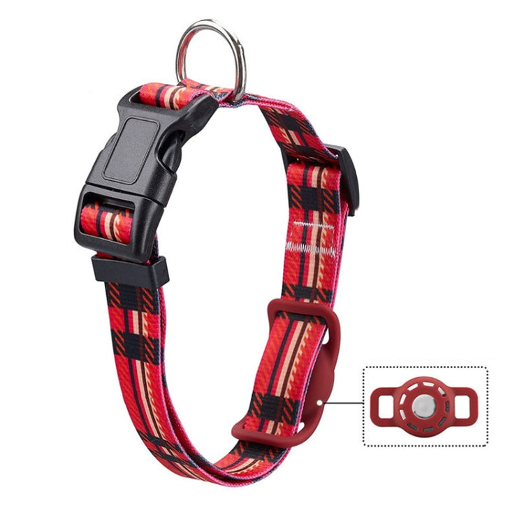 Geometric Print Ethnic Pet Collar for AirTag, S, M, L