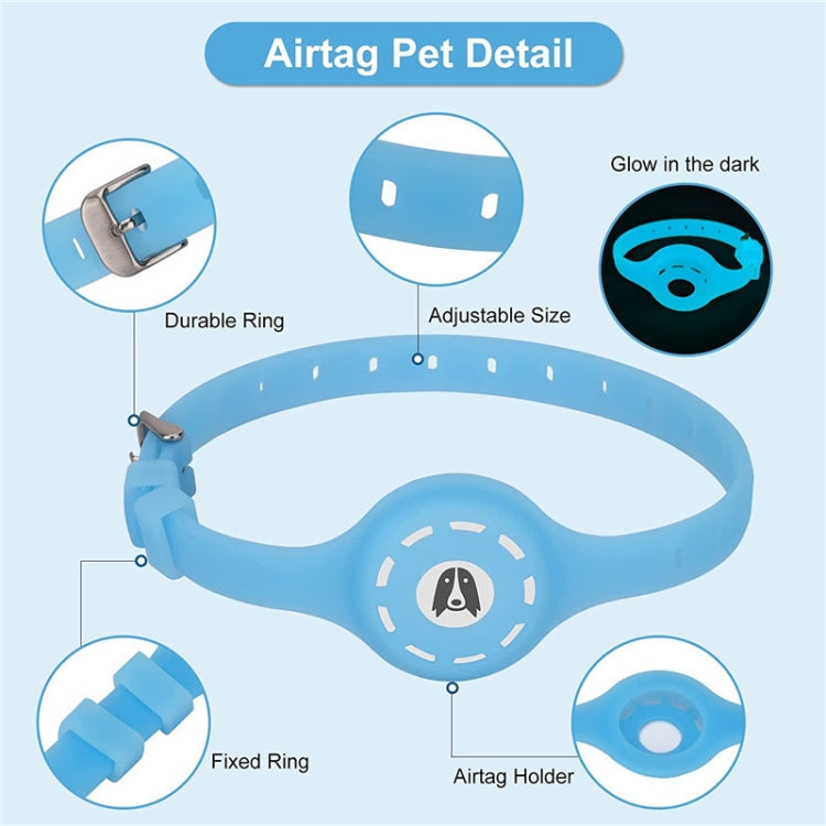 Pet Luminous Collar Locator Cover for Airtag