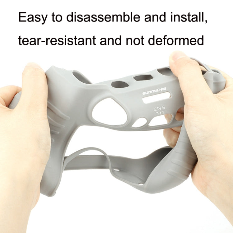 Sunnylife For DJI RC Remote Control Silicone Protective Case, Style: With Hood (Gray), For DJI RC With Hood (Black), For DJI RC With Hood (Gray), For Mini 3 Pro DJI RC Without Hood (Black), For DJI RC Without Hood (Gray)