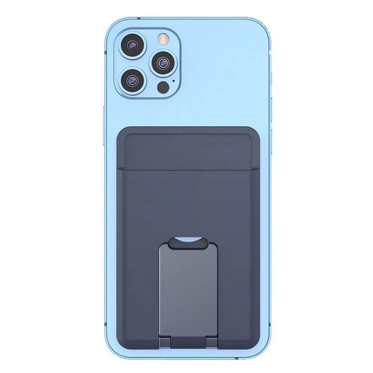Support magnétique en silicone CY133H avec fonction porte-cartes, magnétique (noir), magnétique (bleu foncé), magnétique (bleu clair), magnétique (vert)