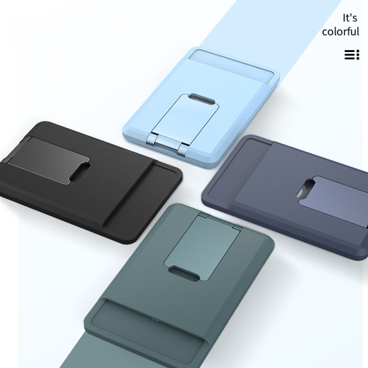 Support magnétique en silicone CY133H avec fonction porte-cartes, magnétique (noir), magnétique (bleu foncé), magnétique (bleu clair), magnétique (vert)