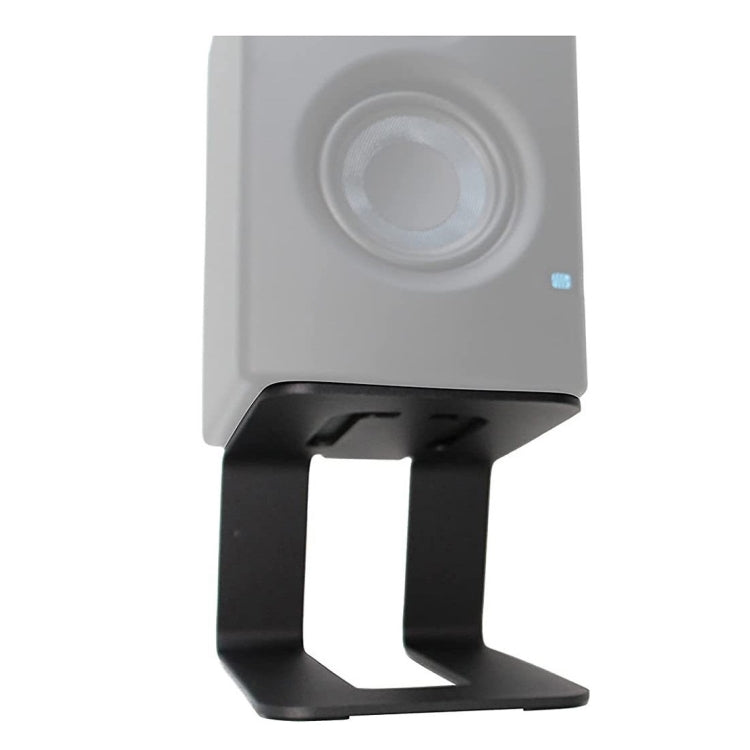 Support de bureau pour enceintes et moniteur audio, noir