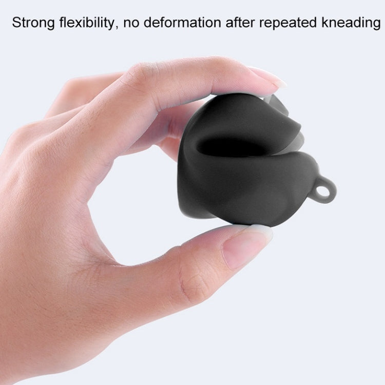 2 PCS Thumb Camera Silicone Case + Lanyard For Insta360 GO2, Black, White, Blue