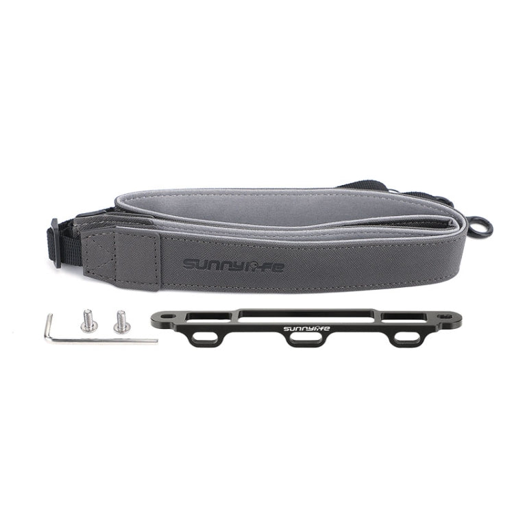 Sunnylife MM3-GS389 For Mini 3 Pro DJI RC with Screen Remote Control Leather Lanyard, MM3-GS389