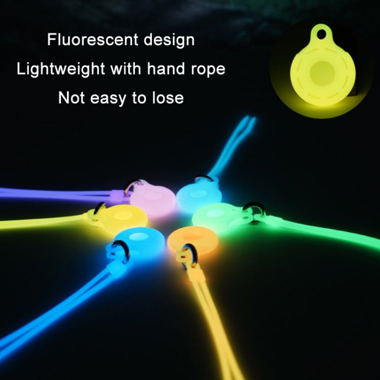 For AirTag 2nd Gen / AirTag 1st Gen Tracking Anti-Lost Locator Silicone Case, Mint Green, Pink, Black, Red, Yellow, Orange, Coffee, Dark Green, Coral Color, Lime White, Transparent, Noon Blue, Luminous White, Luminous Orange, Luminous Pink             ...