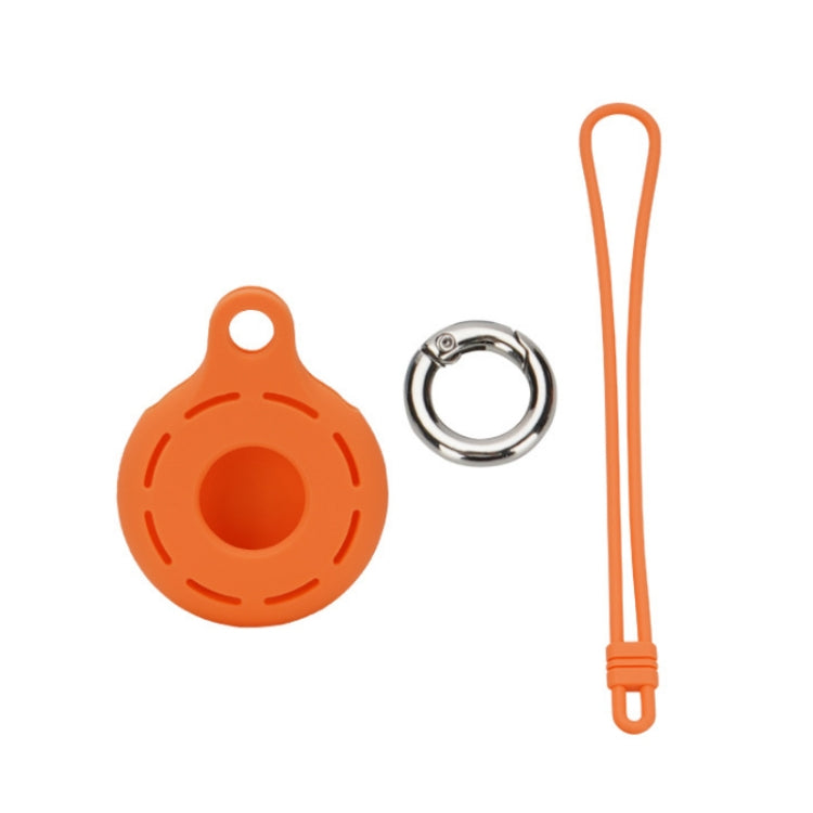 For AirTag 2nd Gen / AirTag 1st Gen Tracking Anti-Lost Locator Silicone Case, Mint Green, Pink, Black, Red, Yellow, Orange, Coffee, Dark Green, Coral Color, Lime White, Transparent, Noon Blue, Luminous White, Luminous Orange, Luminous Pink             ...