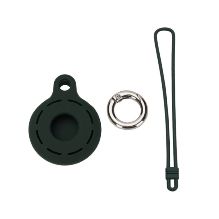 For AirTag 2nd Gen / AirTag 1st Gen Tracking Anti-Lost Locator Silicone Case, Mint Green, Pink, Black, Red, Yellow, Orange, Coffee, Dark Green, Coral Color, Lime White, Transparent, Noon Blue, Luminous White, Luminous Orange, Luminous Pink             ...