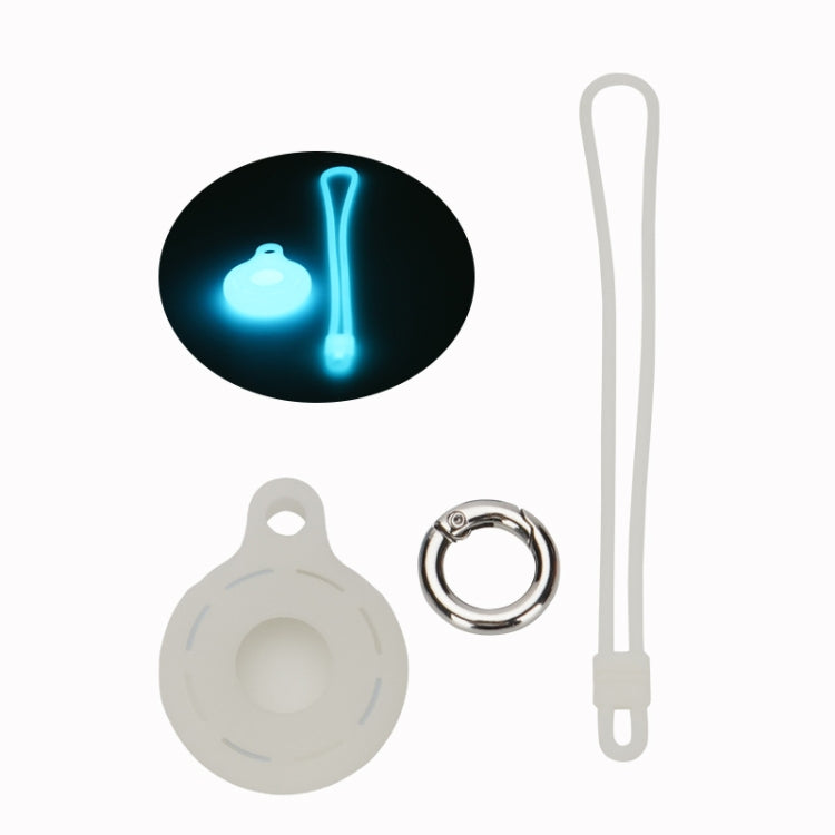 For AirTag 2nd Gen / AirTag 1st Gen Tracking Anti-Lost Locator Silicone Case, Mint Green, Pink, Black, Red, Yellow, Orange, Coffee, Dark Green, Coral Color, Lime White, Transparent, Noon Blue, Luminous White, Luminous Orange, Luminous Pink             ...