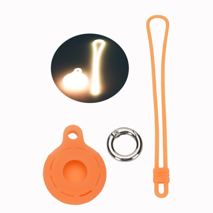 For AirTag 2nd Gen / AirTag 1st Gen Tracking Anti-Lost Locator Silicone Case, Mint Green, Pink, Black, Red, Yellow, Orange, Coffee, Dark Green, Coral Color, Lime White, Transparent, Noon Blue, Luminous White, Luminous Orange, Luminous Pink             ...