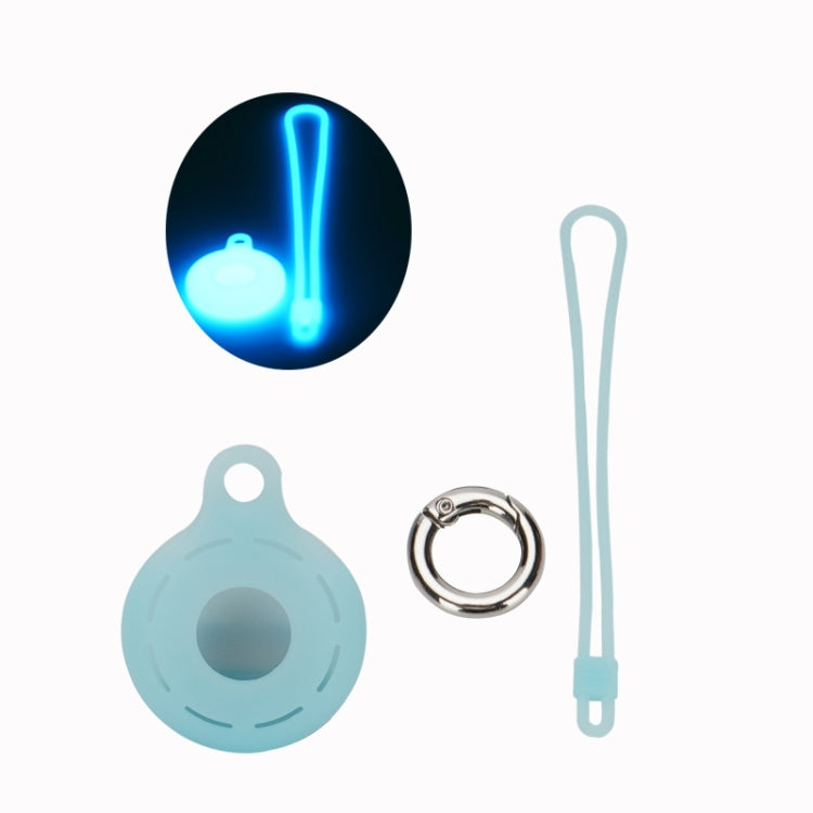 For AirTag 2nd Gen / AirTag 1st Gen Tracking Anti-Lost Locator Silicone Case, Mint Green, Pink, Black, Red, Yellow, Orange, Coffee, Dark Green, Coral Color, Lime White, Transparent, Noon Blue, Luminous White, Luminous Orange, Luminous Pink             ...