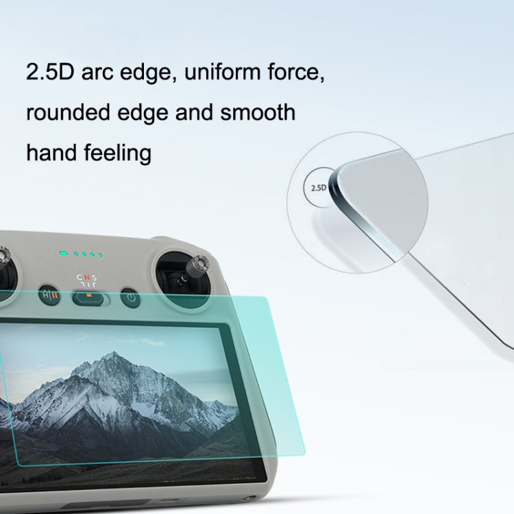 Sunnylife MM3-GHM387 9H 2.5D HD Tempered Glass Film For Mini3 Pro Remote Control, MM3-GHM387