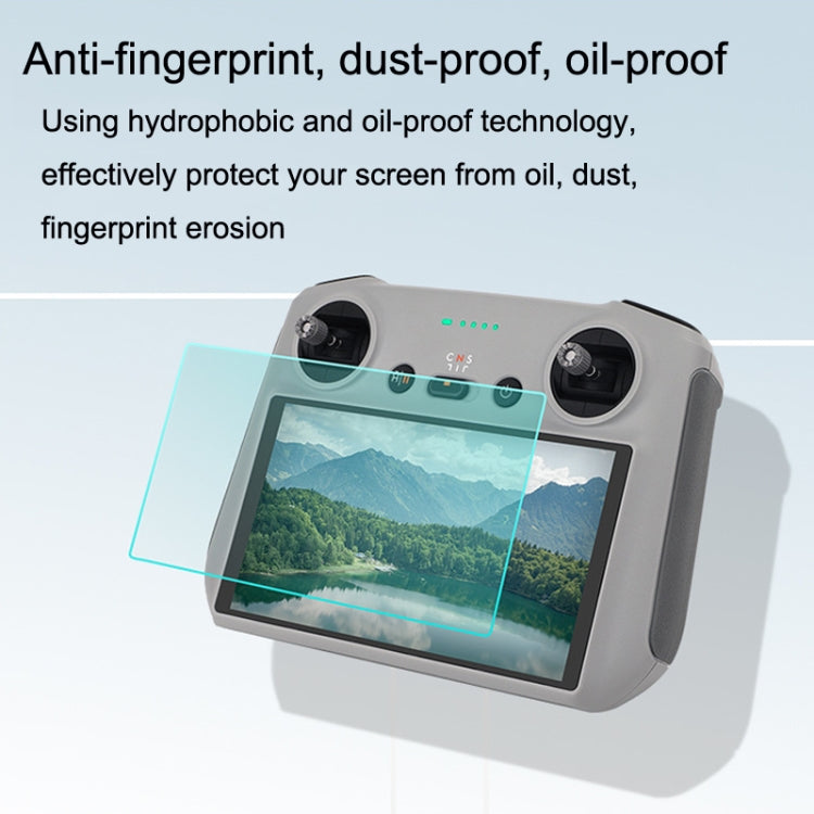 Sunnylife MM3-GHM387 9H 2.5D HD Tempered Glass Film For Mini3 Pro Remote Control, MM3-GHM387
