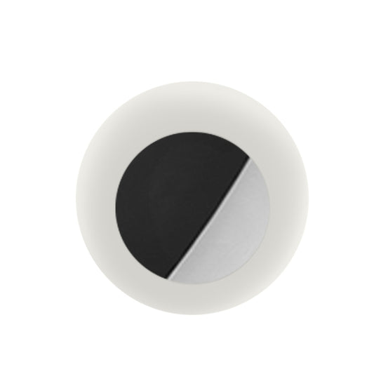 Lime white protective case for Apple AirTag 1st gen pet locator, durable silicone