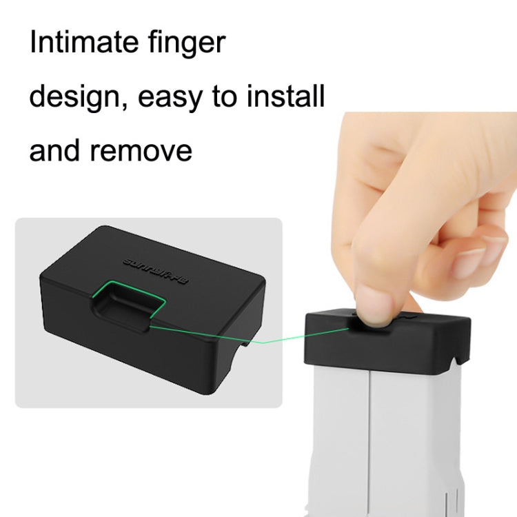 3PCS Sunnylife MM3-DC405 For DJI Mini 3 Pro Short Circuit Resistant Battery Silicone Dust Cover, MM3-DC405