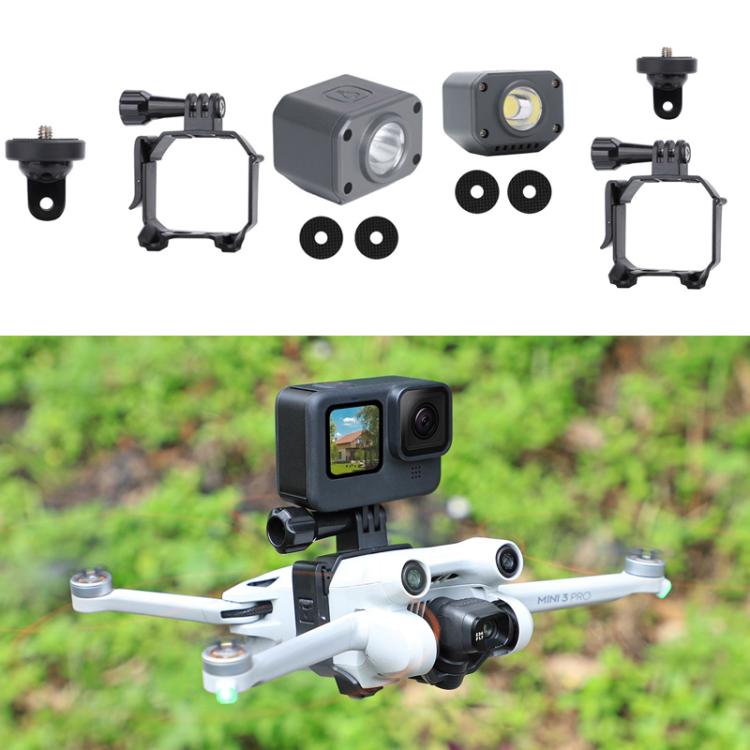 Sunnylife MM3-GZ459 For DJI Mini 3 Pro GoPro10 Action Camera Mount, Hanging Load, Searchlight, Hanging Load+Searchlight set