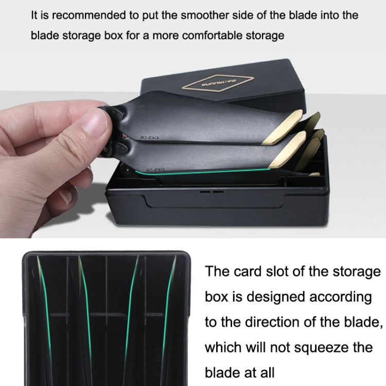 Sunnylife M2-SN9355 Blade Propeller Portable Storage Box, For DJI Air 3 / Mavic 2, For DJI Mini SE / 2 / 2 SE / 1, For DJI Air 2S / Mavic Air 2