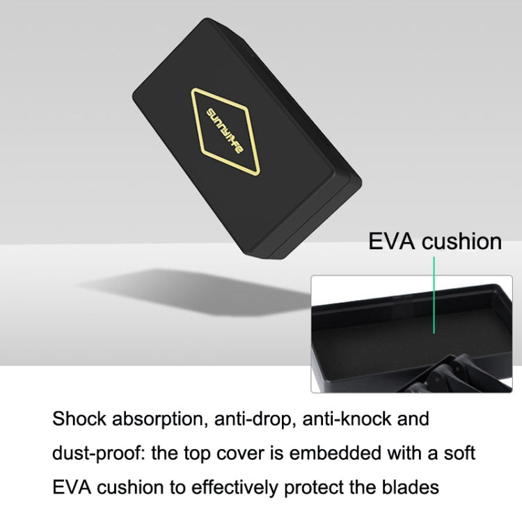 Sunnylife M2-SN9355 Blade Propeller Portable Storage Box, For DJI Air 3 / Mavic 2, For DJI Mini SE / 2 / 2 SE / 1, For DJI Air 2S / Mavic Air 2