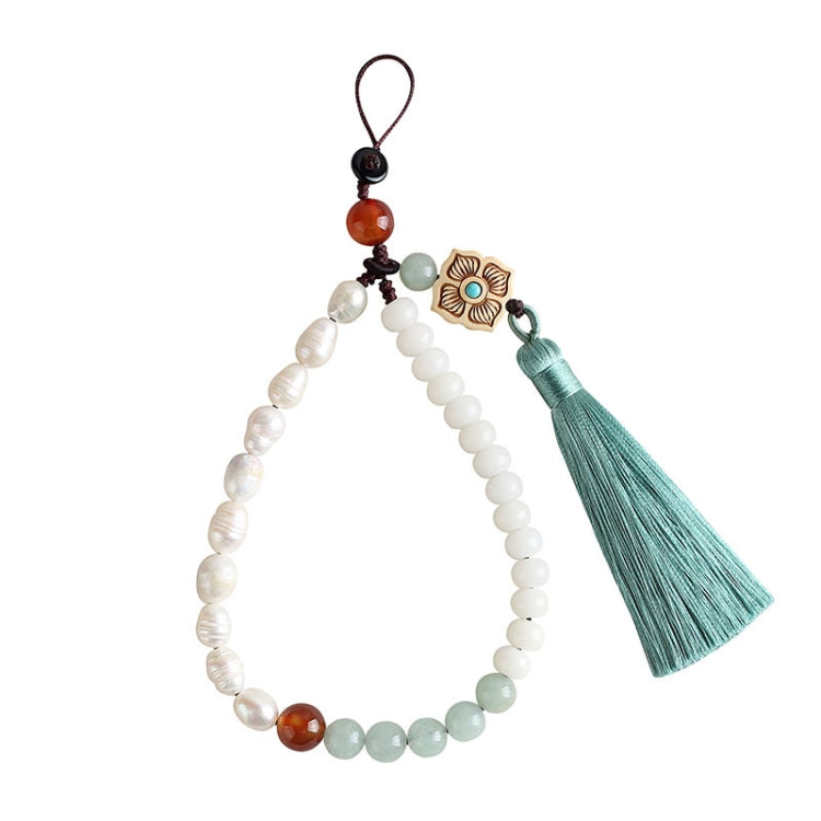 Braided Rope Pearl Mobile Phone Case Pendant Mobile Phone Lanyard Wrist Rope
