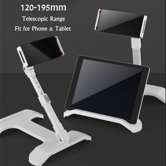 Close-up of adjustable clamp mechanism on universal phone and tablet lazy bracket