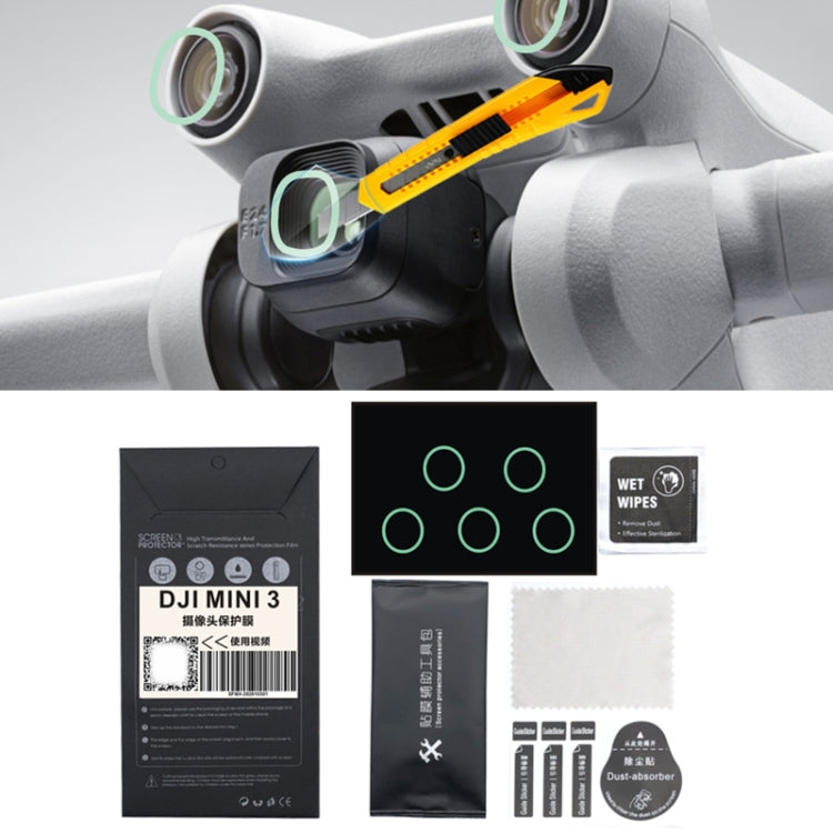 MN3-BHM-SF For DJI Mini 3 Pro Sensor + Lens Protector Anti -Scratch And Anti -Bump Accessories, For DJI Mini 3 Pro
